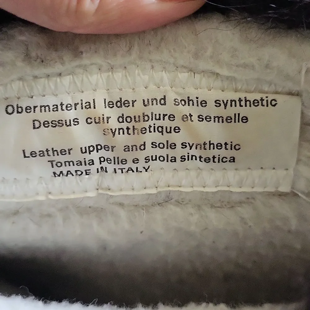 Oscar Sport‎ Taiga Black Fur Calf Hair  Boots Size EU 37 6.5